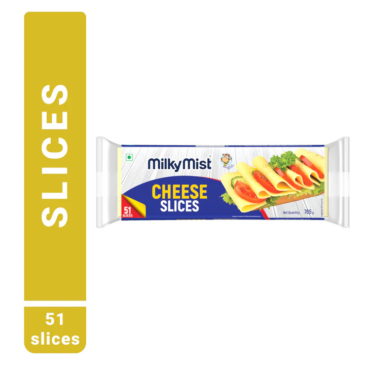 Milky Mist Cheese Slices - 765g